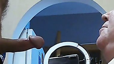 I fuck her mouth and cum in it