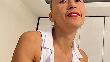 The Nurse Wants You To Cum On Her Tits. Magnita.manyvids dot com for your own custom video