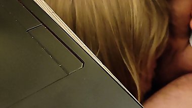 Blowjob at homeoffice