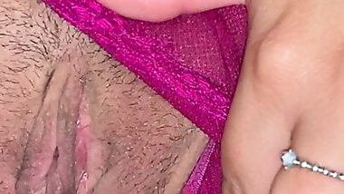 British Amateur Dirty Talking Slut Wife Talks About Wanting Cock & Pussy - She Plays With Cuck Hubby&rsquo;s Cum After Cumshot