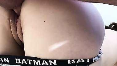 Daddy my pussy needs your cum. Cum inside mom. Doggystyle fuck. Wide open pussy. Creampie.