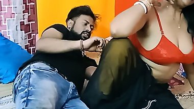 Indian hot NRI bhabhi fucking with dildo and my penis! Hindi sex with clear audio