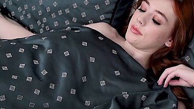 Horny Teen Redhead Gets Caught Sneaking Into Her Parents&rsquo; Bedroom And Stealing Her Stepmom's Dildo