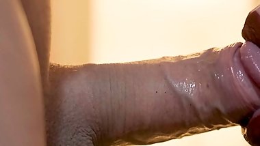 Amateur Huge Cumshot on Face, Ass, Pussy