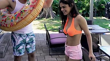 Doggystyle At The Dog Door With Teen Jocelyn Stone Behind The Scenes