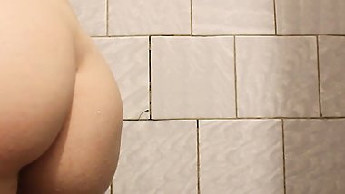 masturbating in the bathroom with a big dick