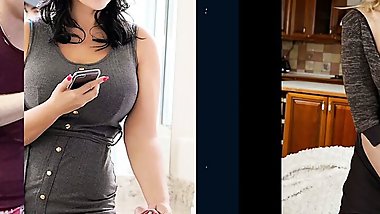 Horny Teen Stepson Donates His Mommy Angelina Diamanti Fresh Cum