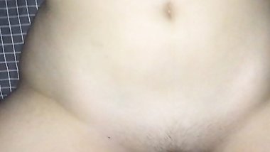 slow sex filled her pussy with cum, POV, hairy pussy, fat pussy, Russian homemade slut crempied