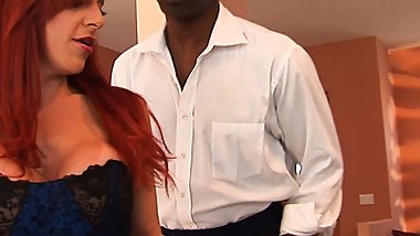 Redhead cougar gets anally dicked by a huge BBC