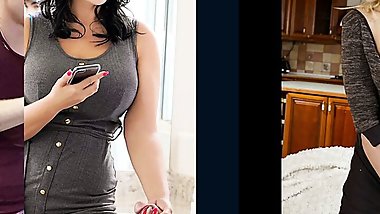 Caring Blonde Bombshell Milf Sucks The Pain Away Of Her Naughty Stepson's Cock