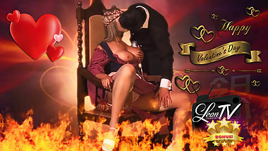 Big Tits Big Ass Mom in Sexy Dress gets fucked on Valentine&rsquo;s