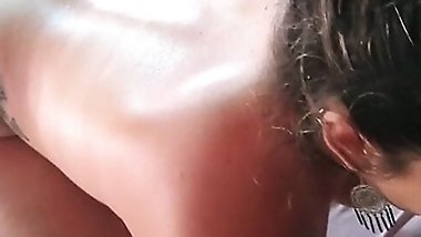 Colombiana corrida en boca