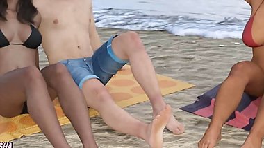 Hotwife Ashley: Couples On The Beach &ndash; Ep17