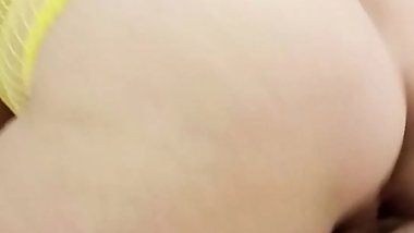 Babyteufel sucks and shows her ass to get screwed