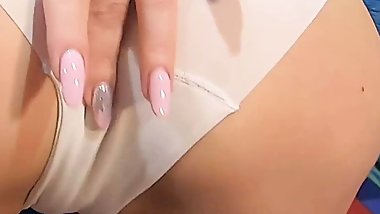 Pretty Blonde With Big Ass Masturbating