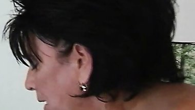 Busty mature brunette proves that ladies of forty five are still hot