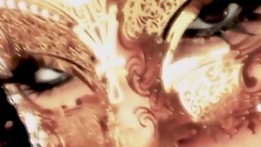 Busty MILFs have a threeway pussy fuck from behind with big cock