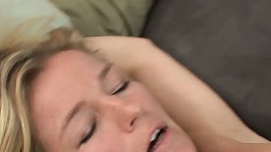 MILF cougar teaches teenager lesbian sex