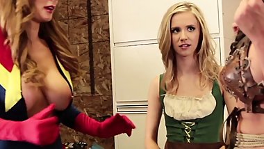 old and young lesbosex - Lesbian Threesome Ass Eating Train