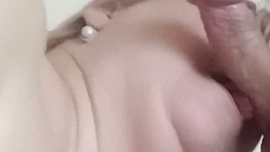 She gives a deep blowjob and gets a mouthful of cum #6