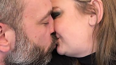 Home sex with mature couple