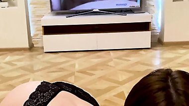 Why are you watching porn, better fuck me, bitch