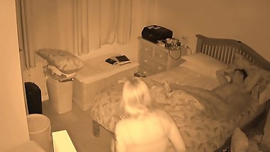 Step mom sneaks into son room during night please don't cum