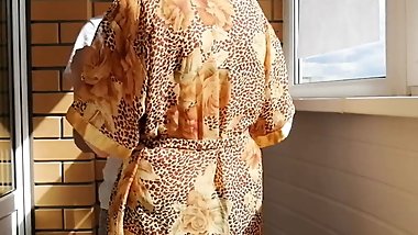 Weekend fucking with my wife on the balcony