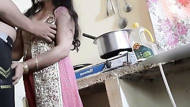 Part.1, indian stepsister cooking in kitchen and fucking with stepbrother