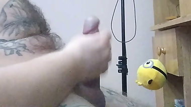 caught me jerking off and helped me cum #3