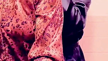Satin Queen Sophia In Leopard Print Satin Blouse Gets Fucked