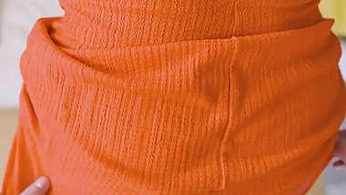 Blonde Housewife Strips Naked And Fucks Stepson