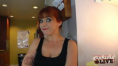 Beautiful Brat Penny Pax Bangs Her Stepdad To Shut Him Up!
