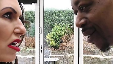 Hungry busty mature mom cheating with black boy