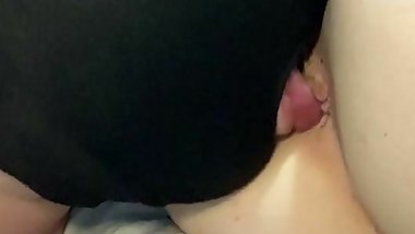 My boyfriend licks my ass with passion