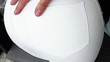 Mom blonde housewife gets  fucked by worker in her house!