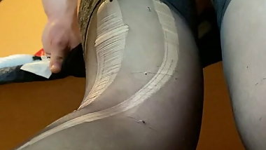Fuck and cum from behind for sexy mommy