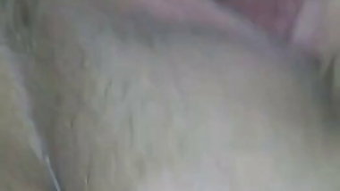 Sexy beautiful step mom rubbing her pussy