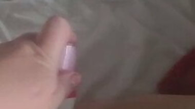 Fat white girl playing