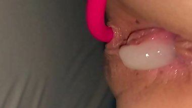 Anal creampie plus orgasm