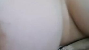 Chubby mature rubbing her hard nipples