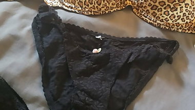 Bras and panties from neighbor