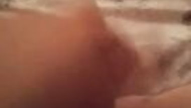 Shy wife masturbating