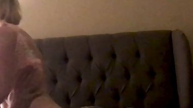Blonde cheating MILF gets a creampie