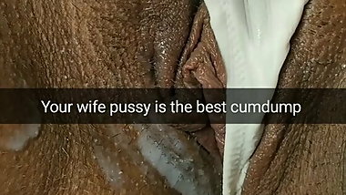 Your cheating wife&rsquo;s pussy is the best cum dump for strangers!