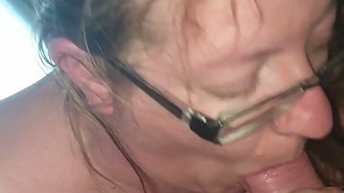 Emma sucking me