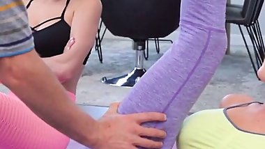 closeup fetish are you serious mom? yoga step mom fucks my b