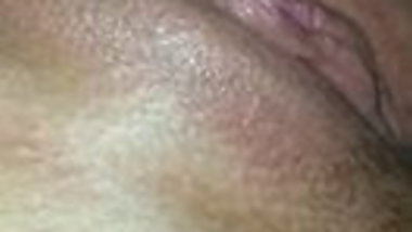 Spread wet pussy lips to lick her throbbing clit