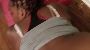 Homeboy&rsquo;s momma getting fucked in the bathroom