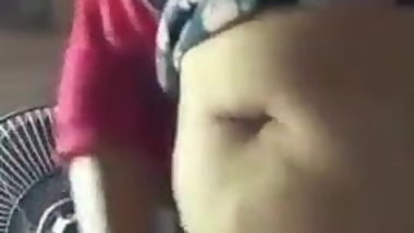 Stepmother Self Pleasuring for son